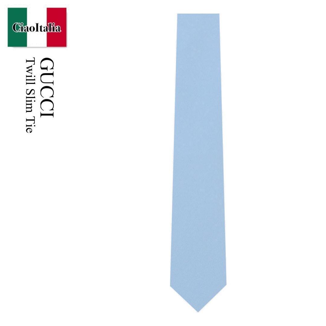 【数量限定・在庫限り・早い者勝ち！】 グッチ / Gucci Twill Slim Tie / 849507 4NAAJ / 849507 4NAAJ 4100 / 8495074NAAJ / 8495074NAAJ4100 / ネクタイ