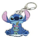スティッチ キーリング アクリル キーホルダー ディズニー スモールプラネット バッグチャーム かわいい キャラクターグッズ通販 【メール便可】【あす楽】シネマコレクション シネコレの日【全品ポイント10倍】9/21朝10時まで【ママ割】エントリーで全品ポイント5倍