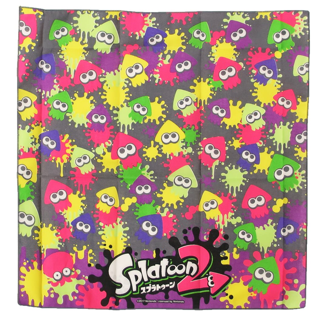 スプラトゥーン2 ランチクロス コットンナフキン nintendo スケーター 43×43cm ランチ雑貨 キャラクター グッズ 通販 【メール便可】【あす楽】シネマコレクション【全品ポイント10倍】3/11まで