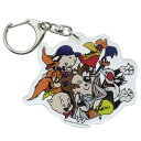 ルーニーテューンズ アクリル キーホルダー キーリング オールスター LOONY TUNES スモールプラネット バッグチャーム ギフト 雑貨 キャラクターグッズ メール便可 シネマコレクション