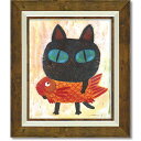 糸井忠晴 メッセージアート アート フレーム 奈良町ののらねこ ユーパワー 34x40cm 額付き ギフト インテリアグッズ通販 【取寄品】 【送料無料】シネマコレクション【全品ポイント10倍】【ママ割 登録 エントリー3倍】2/25まで