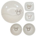 ミッキーマウス 食器ギフトセット 取分けセット ステッチライン ディズニー 三郷陶器 プレゼント キャラクター グッズ シネマコレクション