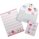 BT21 レターセット ダイヤ型 封筒 ミニ ミニレター ちびぬい 整列 LINE FRIENDS カミオジャパン 便箋&封筒 キャラクター 商品 メール便可 シネマコレクション