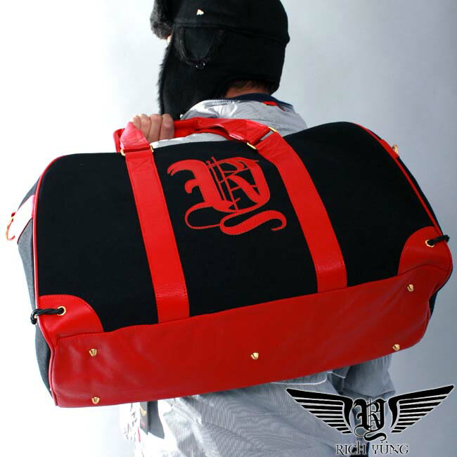 ʻȤϤιԤˤŬå 09RY-LDB01 ܥȥ Хå ֥å åRICH YUNG 09RY-LDB01 BOSTON BAG Black Red ڤб_ᵦۡڤб_ ڤб_͹ۡڤб_彣