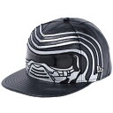 スターウォーズ×ニューエラ 5950キャップ オールオーバー カイロ レン ブラックシンセティックレザー キャラクターカラー Star Wars×New Era 59FIFTY Cap All Over Kylo Ren Black【あす楽対応_近畿】【あす楽対応_中国】【あす楽対応_四国】【あす楽対応_九州】