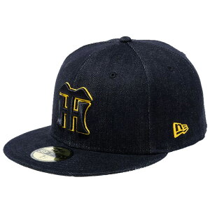 ニューエラ 5950キャップ アンダーバイザー 阪神タイガース ブラックデニム ブラック マニラ New Era 59FIFTY Cap Under Visor Hanshin Tigers Black Denim Black Manila【あす楽対応_近畿】【あす楽対応_中国】【あす楽対応_四国】【あす楽対応_九州】