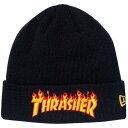スラッシャー×ニューエラ ニットキャップ カフニットミッド ブラック マルチカラー オンブレゴールド Thrasher×New Era Knit Cap Cuff Knit Mid Black Multi Color Ombre Gold【あす楽対応_近畿】【あす楽対応_中国】【あす楽対応_四国】【あす楽対応_九州】