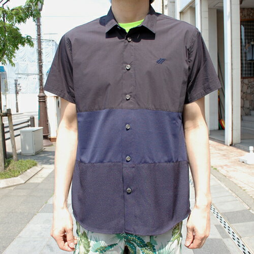 narifuri|メッシュパネルサイクル半袖シャツ