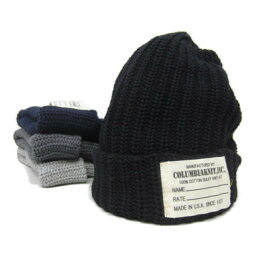 [当店完全別注][MADE IN USA] columbia knit [bulky hut][knit cap][cotton][w/label][4c] <strong>コロンビア</strong>ニット ニット<strong>キャップ</strong> コットン レーベルタグ付