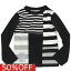 【オフィシャルチーム】【子供服】【OFFICIAL TEAM】【子ども服】 PATCHWORK BORDER ロングTシャツ クレイジー(39)a136a141a