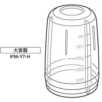 イワタニ ミルサー部品 ミルサー大容器（ガラス） IFM-Y7-H...:city2:10007124