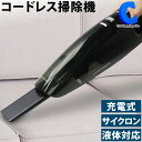 ハンディクリーナー コードレス掃除機 充電式 乾湿両用 サイ...