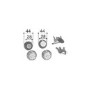 LIXIL リクシル 新日軽 ドア・引戸・内装材 ハンドル・クレセント・錠類 シリンダー PSシリンダーセット 40mm アリッツクラス同一キーセット A8 部品