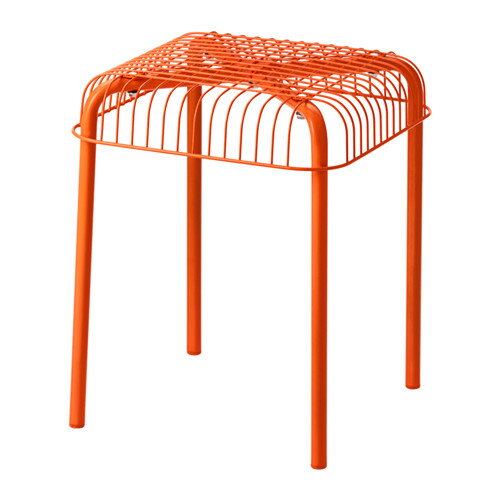 IKEA(イケア) VASTERON スツール 室内/屋外用 オレンジ IKEA(イケア) VASTERON スツール 室内/屋外用 オレンジ