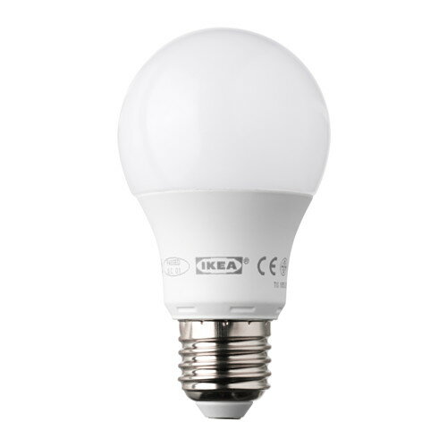 IKEA(イケア)　RYET LED電球 E26 400ルーメン 球形 オパールホワイト 10371199