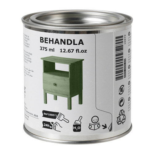 IKEA(イケア)　BEHANDLA グレージング / 0.375L グリーン c70329070