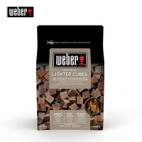 【期間限定エントリーで+P5倍！23日20時〜】Weber ウェーバー 天然点火キューブ(48個入り) 17612 【着火剤/火起こし/アウトドア/キャンプ/BBQ】の画像