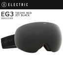 即日発送!2016 ELECTRIC エレクトリック ゴーグル EG3 TIEDYE RED JET BLACK EG6215300 アジアンフィット お買い得