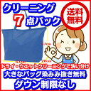 7点衣類クリーニング東北・関東・中部・関西宅配【送料無料】大きなバッグ・消臭・染み抜き無料120cm以下の子供服が3枚で大人1点分(2セットまで)ダウン制限なしシームレス対応ファーの付属品洗い・保管も無料対応