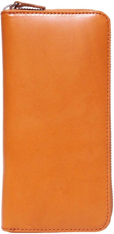 [ベルクート] キャメル 栃木レザー 長財布 メンズ レディース 姫路レザー 財布 日本製 本革 ヌメ革 ラウンドファスナー 薄型 大容量 サイフ 人気 ブランド ビジネス 革 男性 小銭入れあり カ