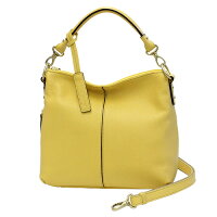 ライム☆革2WAYシュリンクレザーショルダーバッグ☆ジップシュリンクL1801【イエロー】レディース革2wayショルダー小さめサイズ2way旅本革ショルダー軽量レザー【楽ギフ_包装】【楽ギフ_メッセ】【日本製本革バッグ本革小物の店】