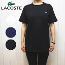 ラコステ クルー Tシャツ ベーシック レディース メンズ 半袖 LACOSTE