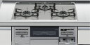 LIXILビルトインガラストップコンロ W600mmタイプ トップシルバー/フェイスシルバー R3634B1W2VC(リンナイ製) メーカー便にてお届けします。北海道、沖縄及び離島は、別途送料掛かります。(代引き不可)