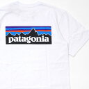 新古品/未使用/難有り パタゴニア Patagonia M's P-6 Logo Responsibili T-Shirt ロゴ レスポンシビリ Tシャツ WHITE ホワイト REGULAR FIT レギュラーフィット 39174 XSサイズ 200008189020 (半袖Tシャツ)