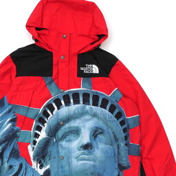 正規品・本物保証 新古品/未使用 シュプリーム Supreme x THE NORTH FACE ザ・ノースフェイス 19FW Statue of Liberty Mountain Jacket マウンテン ジャケット RED レッド メンズ Mサイズ 2019FW 130003334043 (OUTER) CE02