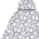 ロンハーマン Ron Herman x Healthknit ヘルスニット Flower Print Pull Parka パーカー GRAY 211000587052 【新品】