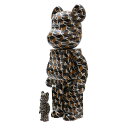 新品 アンダーカバー UNDERCOVER x メディコム・トイ MEDICOM TOY BE@RBRICK UNDERCOVER FUCK 100% & 400% 2個セット ベアブリック フィギュア BEIGE ベージュ メンズ レディース 新作