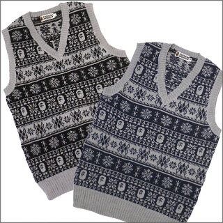 2顼2010A BATHING APEʥסFAIR ISLE ˥åȥ٥ȡڿʡ231-000125-047[1760-120-010]-smtb-TDۡyokohama