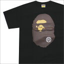 A BATHING APE (エイプ) BIG APE HEAD TEE (Tシャツ) BLACK 1C80-110-004 200-007193-051-【新品】