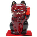 Baccarat CRYSTAL 招き猫 RED
