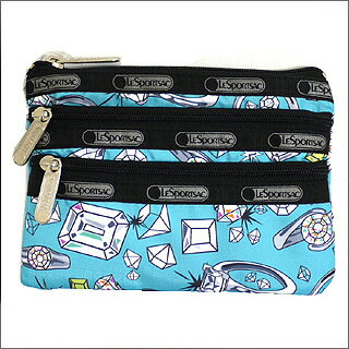 LeSportsacʥ쥹ݡȥå3Zip Cosmetic ݡڿʡBLING274-000385-014