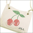 【再入荷しました】JILL STUART(ジルスチュアート)チェリー柄 ショルダーバッグ【新品】WHITE275-000037-010