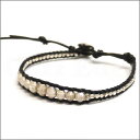 CHAN LUU（チャン・ルー）ビーズ大 BRACELET [ブレスレット]BLACKxSILVER269-000165-011x