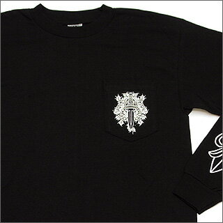 CHROME HEARTSiNn[cjNXvg L/S TVcyVizBLACK