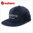 SUPREME(ץ꡼) Suede Classic Logo 6-Panel (6ѥͥ륭å) 265-000639-011xڿʡ