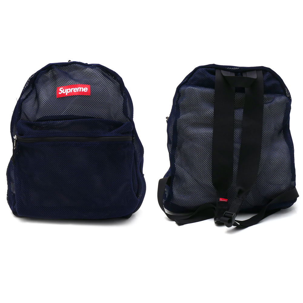 SUPREME : Mesh Backpack NAVY | Millioncart
