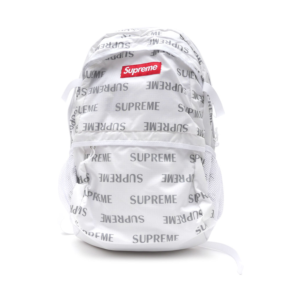 SUPREME : 3M Reflective Repeat Backpack WHITE | Millioncart