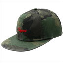 SUPREME(ץ꡼) Script Logo 6-Panel Cap (6ѥͥ륭å) WOODLAND CAMO 265-000814-015+ڿʡ