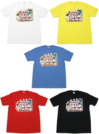 HIPHOP Snoop Dogg(スヌープドッグ)　SUPREME（シュプリーム）x JOE COOL World Famous Tシャツ　Bボーイ 