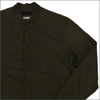 2010AWΩ夲ǿSUPREME(ץ꡼)Quilted Waxed Cotton JacketڿʡOLIVE 230-000367-045-[]smtb-TDۡyokohama