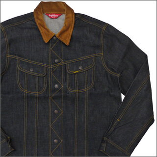 2010SUPREMEʥץ꡼Snap Front Denim Jacket[ǥ˥ॸ㥱å]ڿʡINDIGO 224-000038-057-[]smtb-TDۡyokohama