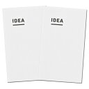 【1000円以上お買い上げで送料無料♪】コクヨ ジブン手帳 IDEA 2冊パック メモ帳 - メール便発送