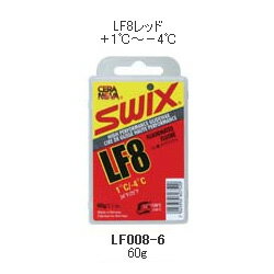 【WAX・チューンナップ用品】【固形ワックス】SWIXワックス LF8レッド/60g