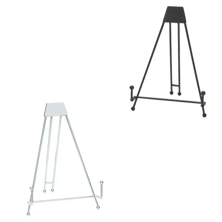 【賃貸マンション等 壁に時計がつけられない方へ、掛け時計をディスプレイ!】ディスプレイ クロック スタンド スチールイーゼル【置き時計 置時計・掛け時計 アンティーク フレーム 店舗 壁掛け時計 おしゃれ クロックフック アイデア 便利 プレゼント 壁時計 父の日】