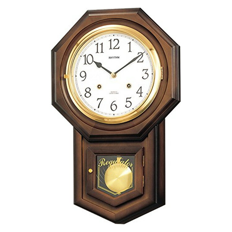 振り子時計 リズム時計 フィオリータR 4MJ770RH06【掛け時計 掛時計 時計 壁掛け 壁掛け時計 おしゃれ シンプル モダン 和モダン
