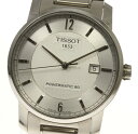 箱保付き【TISSOT】ティソ Tクラシック パワーマチック80 デイト T087.407.44.037.00 自動巻き メンズ【中古】